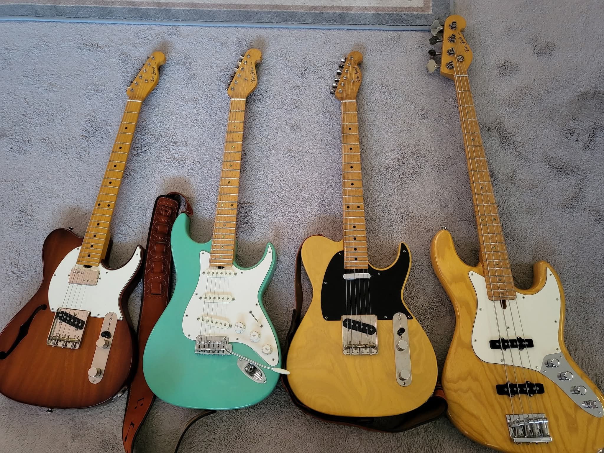 Don Grosh retro classic guitar models
