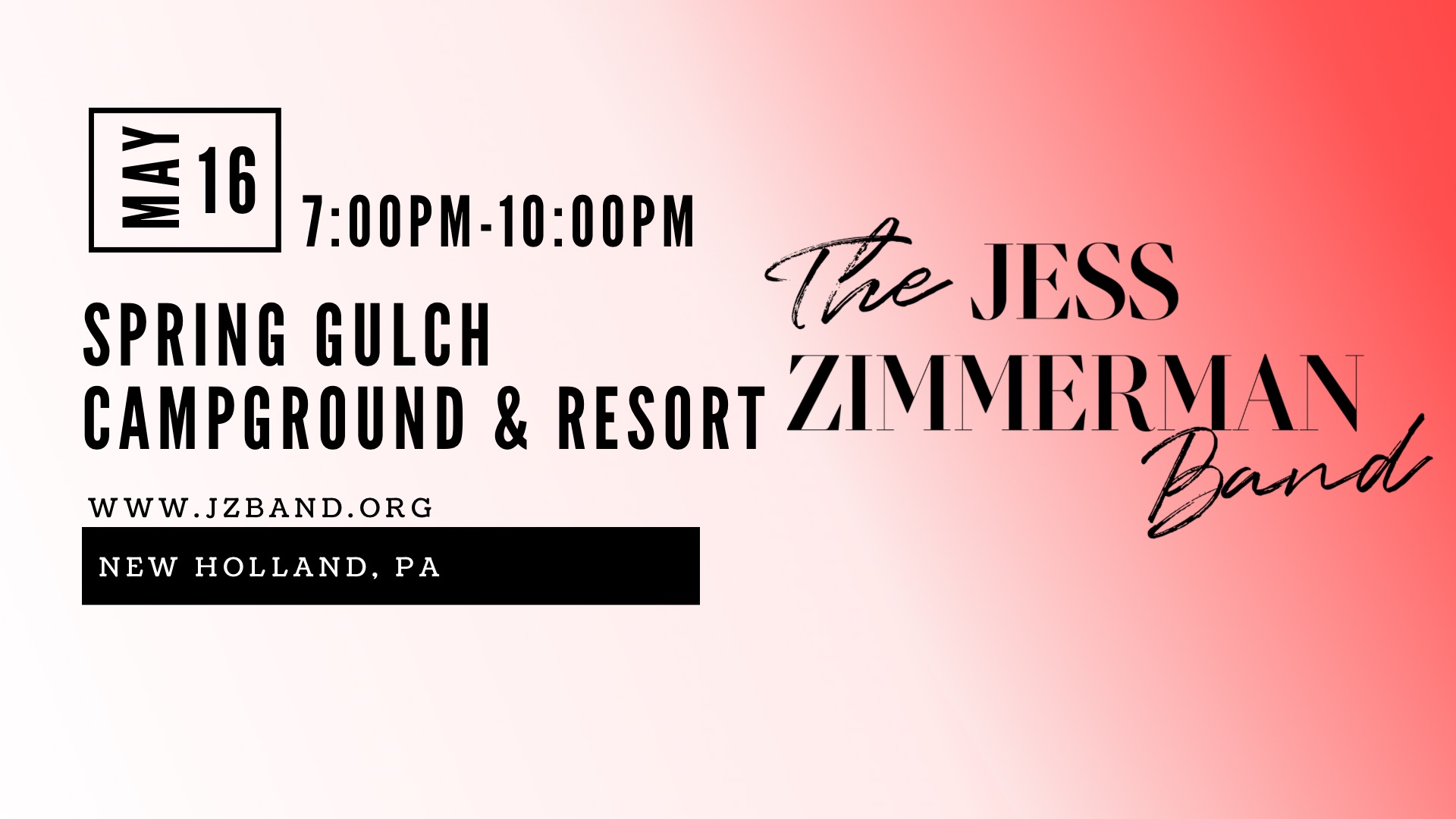 Spring Gulch Campground & RV Resort / The Jess Zimmerman Band