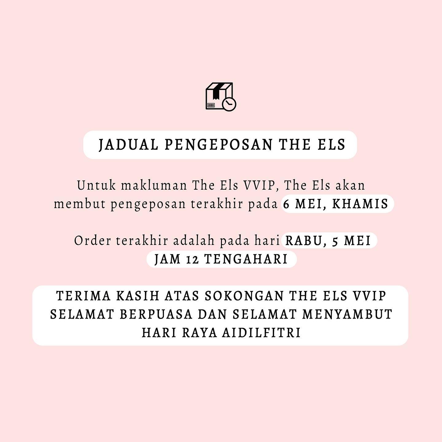 The El S Last Day Order Wed 5 May 12 Noon Last Day Postage Thursday 6 May Facebook