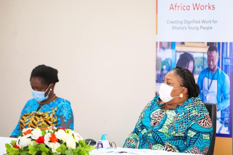 Inusah Media - *FIRST LADY LAUNCHES ‘YOUNG AFRICA WORKS’...