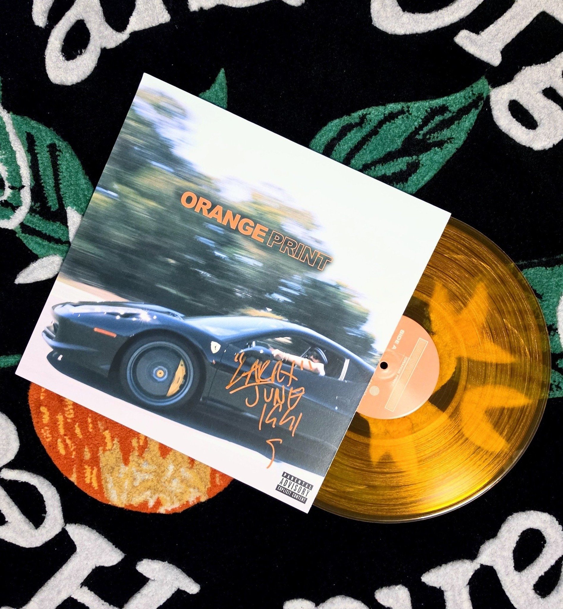 Larry June - Orange Print