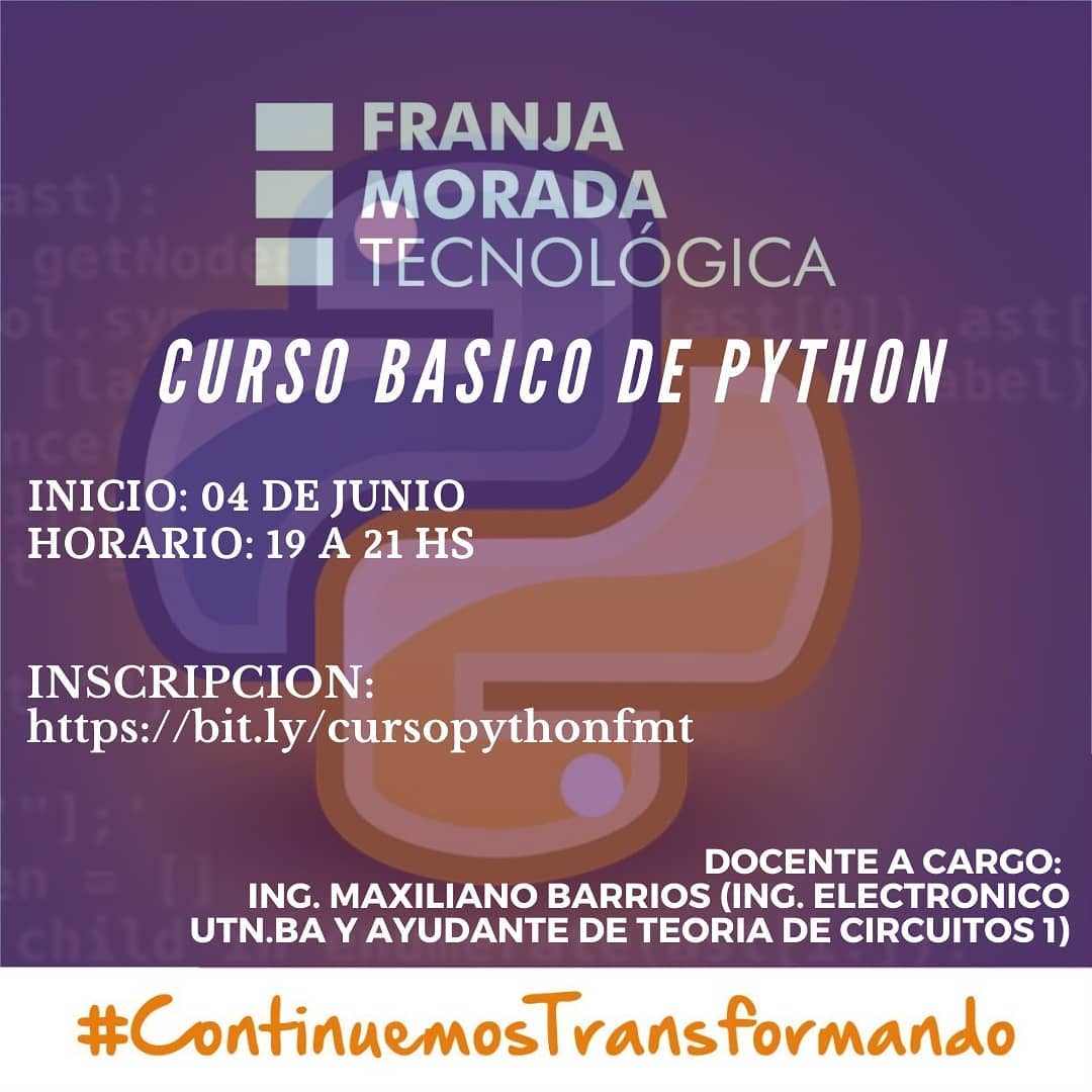 Franja - CURSO BASICO DE PYTHON 🐍 📌Qué es Python? Por qué Python ...