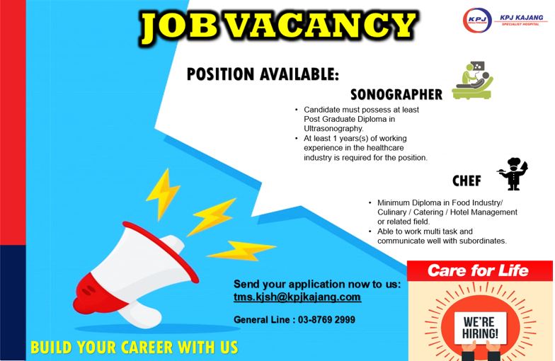 Kpj Kajang Specialist Hospital Official Kpj Kajang Specialist Hospital Is Now Hiring Come And Build Your Career With Us Kitajagakita Kajang Bangi Semenyih Cheras Putrajaya Facebook