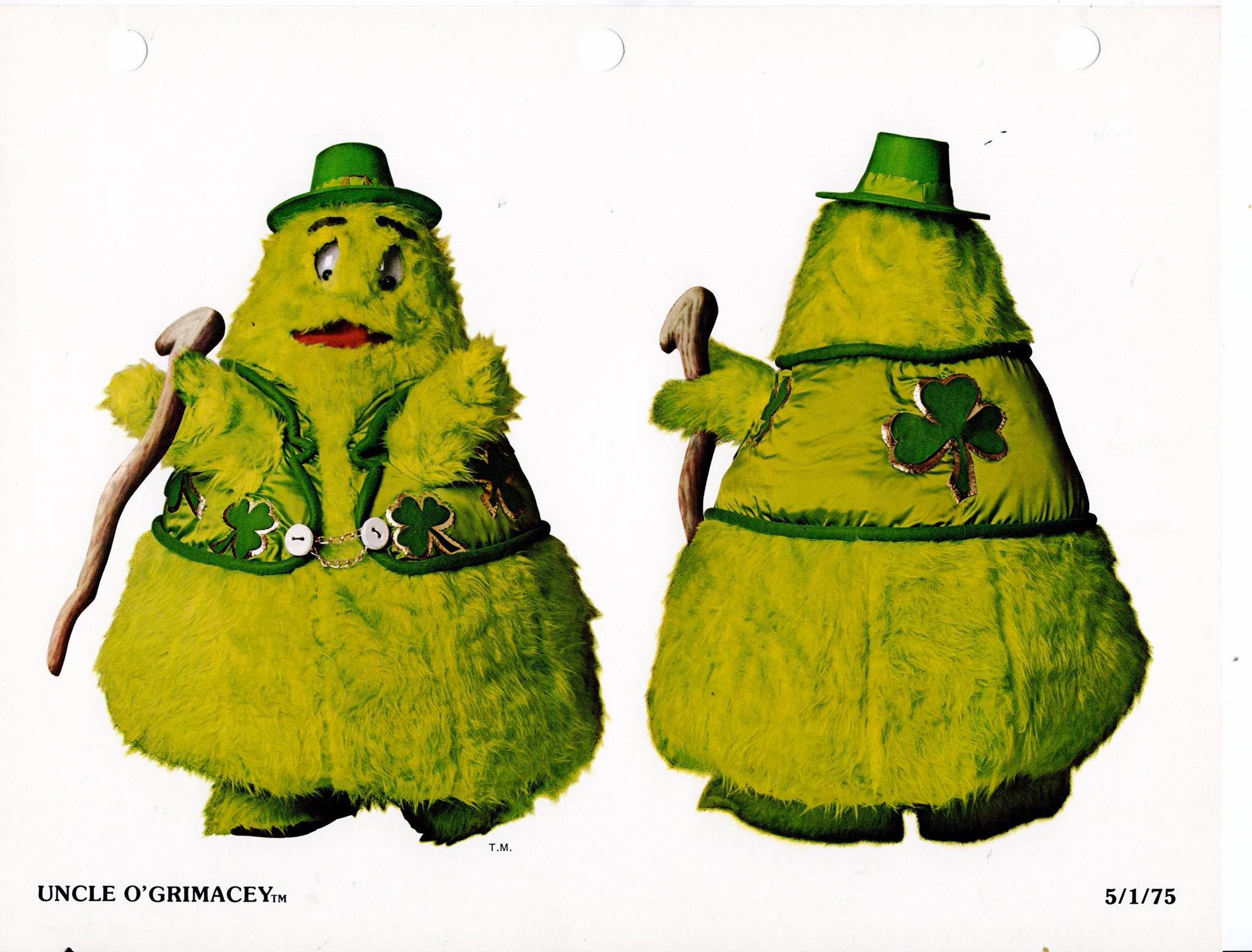 Uncle O'Grimacey - the Irish uncle of Grimace 1975