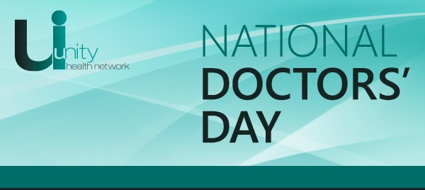 Today we recognize physicians... - Unity Health Network