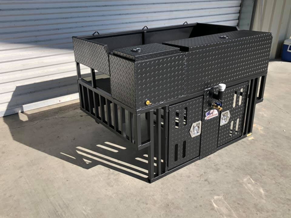 Old South Dog Boxes - Sick set up for UTV. Custom utv dog box. 14 inch ...