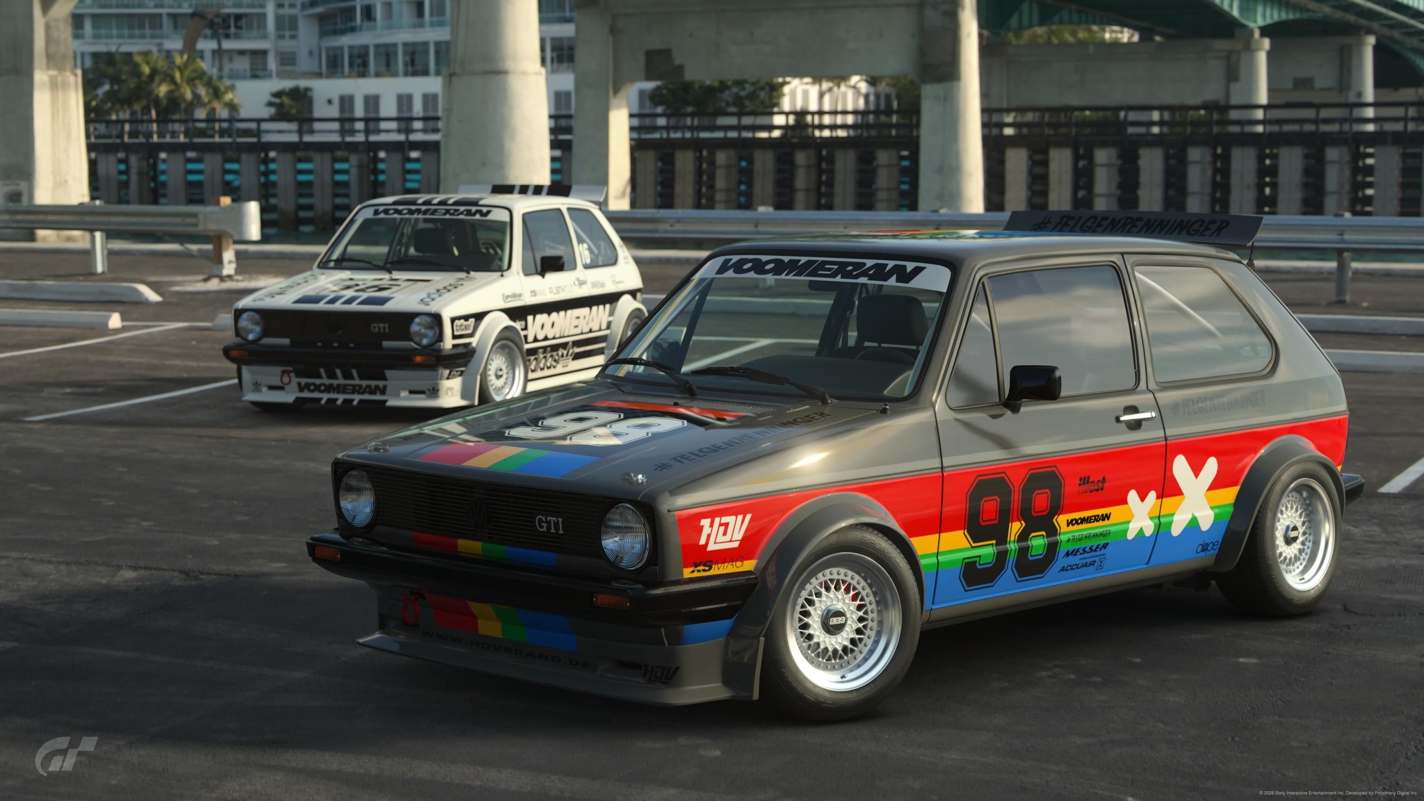Another Voomeran livery for the VW mk1 GTi