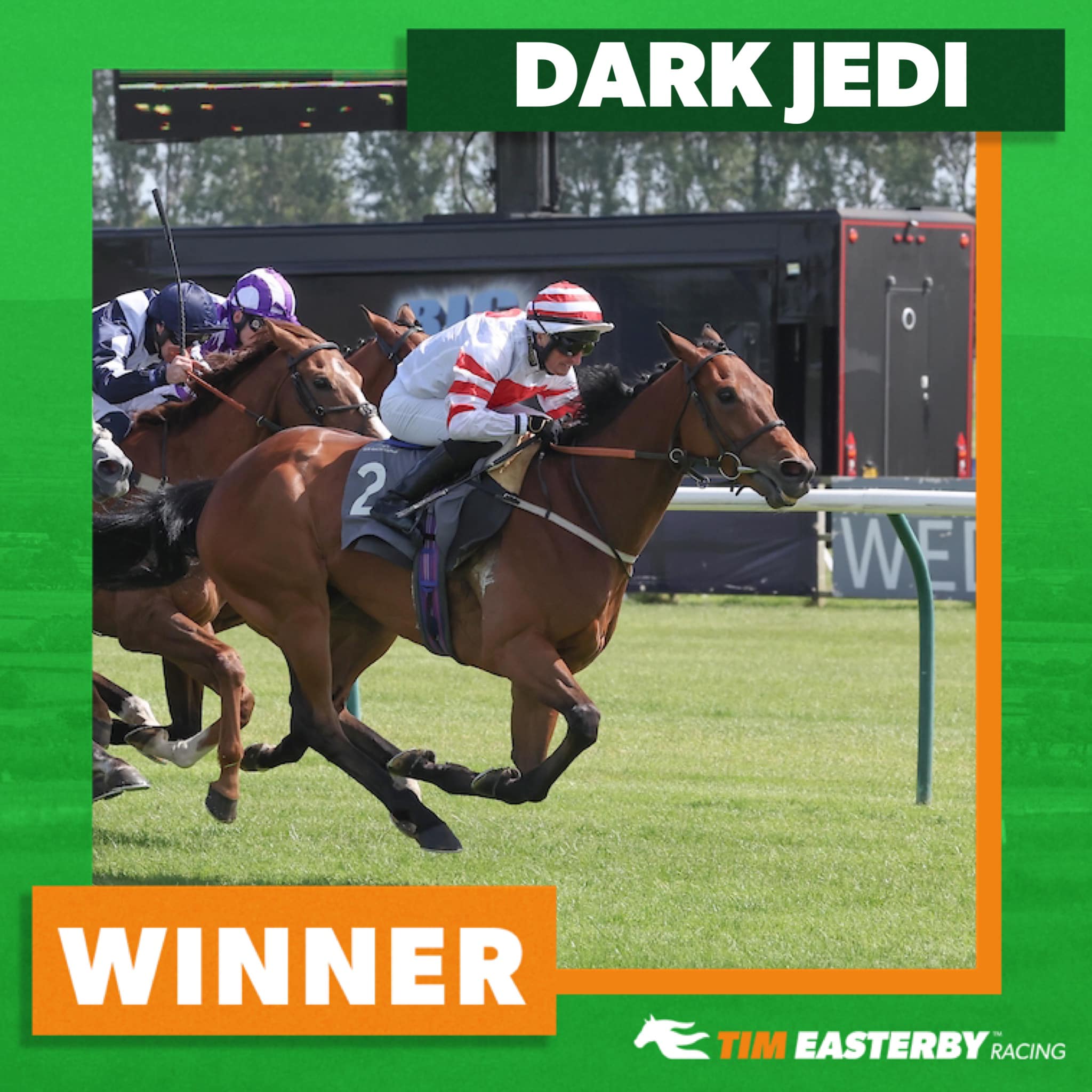 🟢 WINNER! 🟠 DARK JEDI made it a... - Tim Easterby Racing