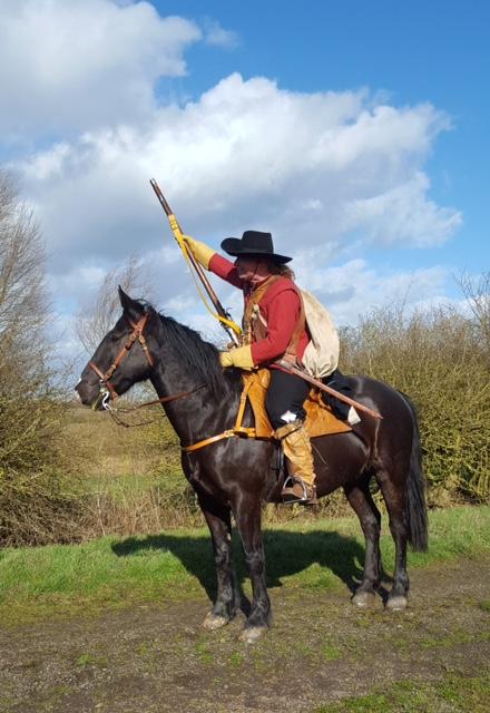 The Troop - Riding through History - 1645 Dragoon at Naseby Battlefield ...