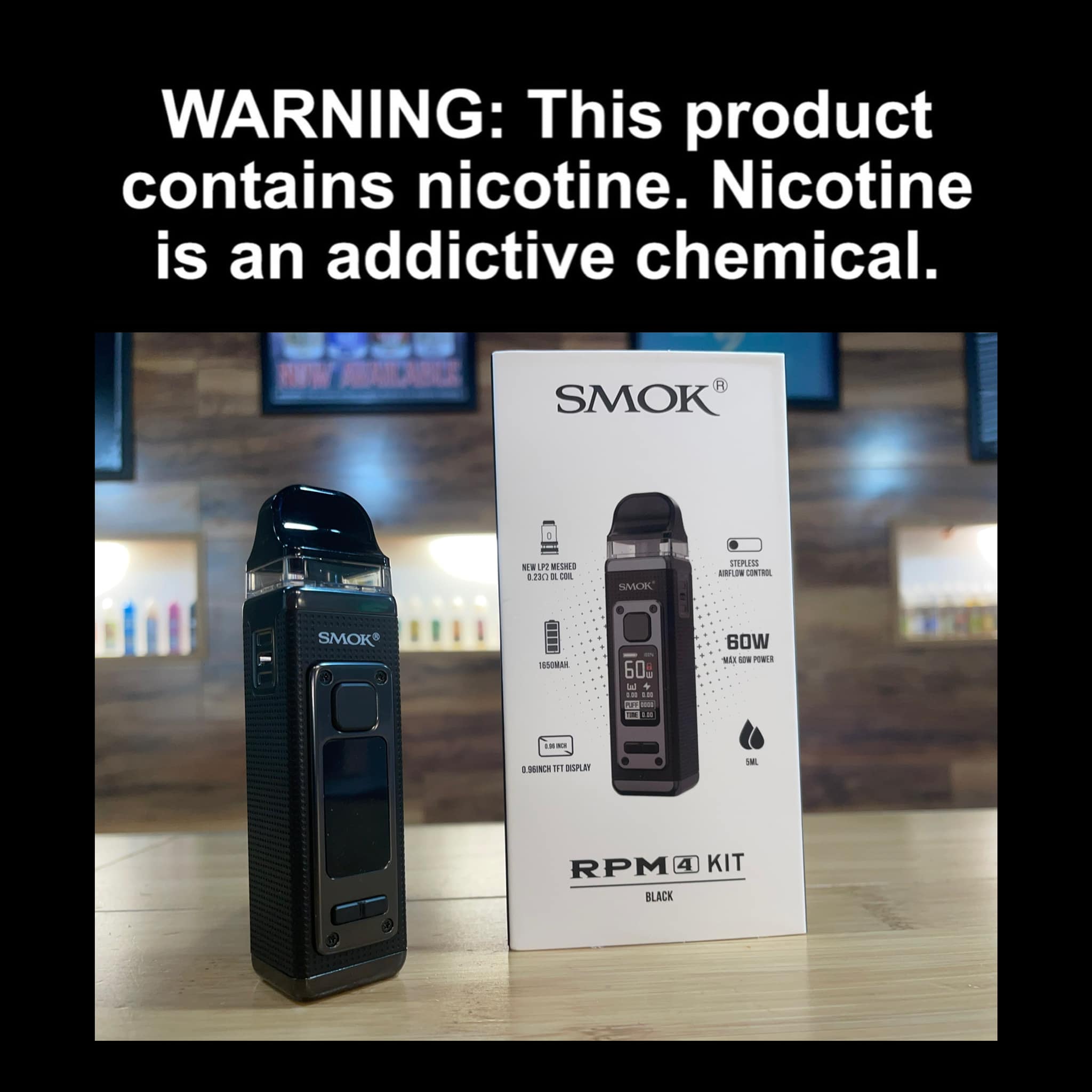 Smok RPM4 has an internal 1650mAh... - Artisan Vapor & CBD | Facebook