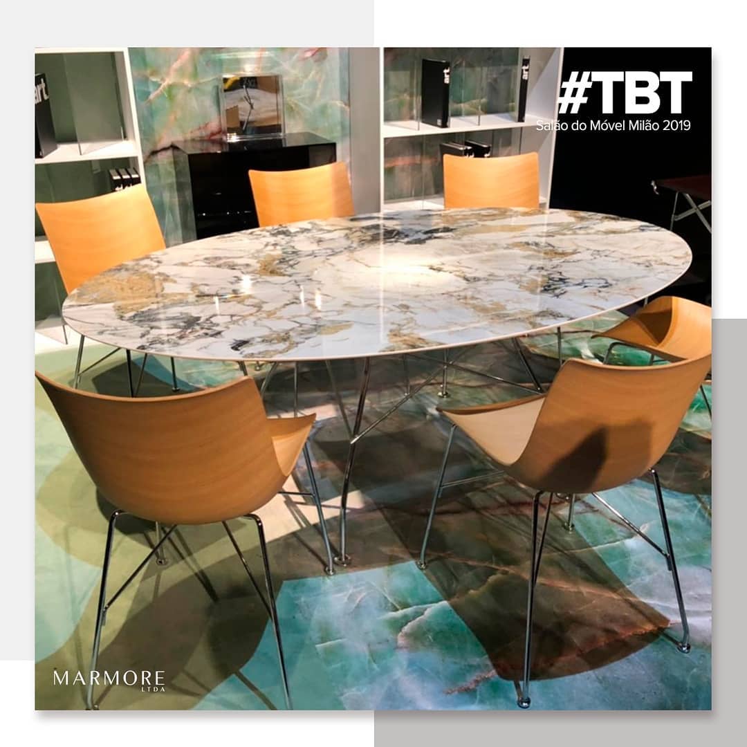 Marmore Ltda - #TBT Salão do Móvel Milão 2019 Mármores,...