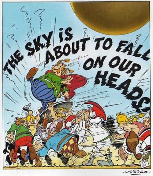 Eva Pachi - Is the sky falling on our heads? That’s the... | Facebook