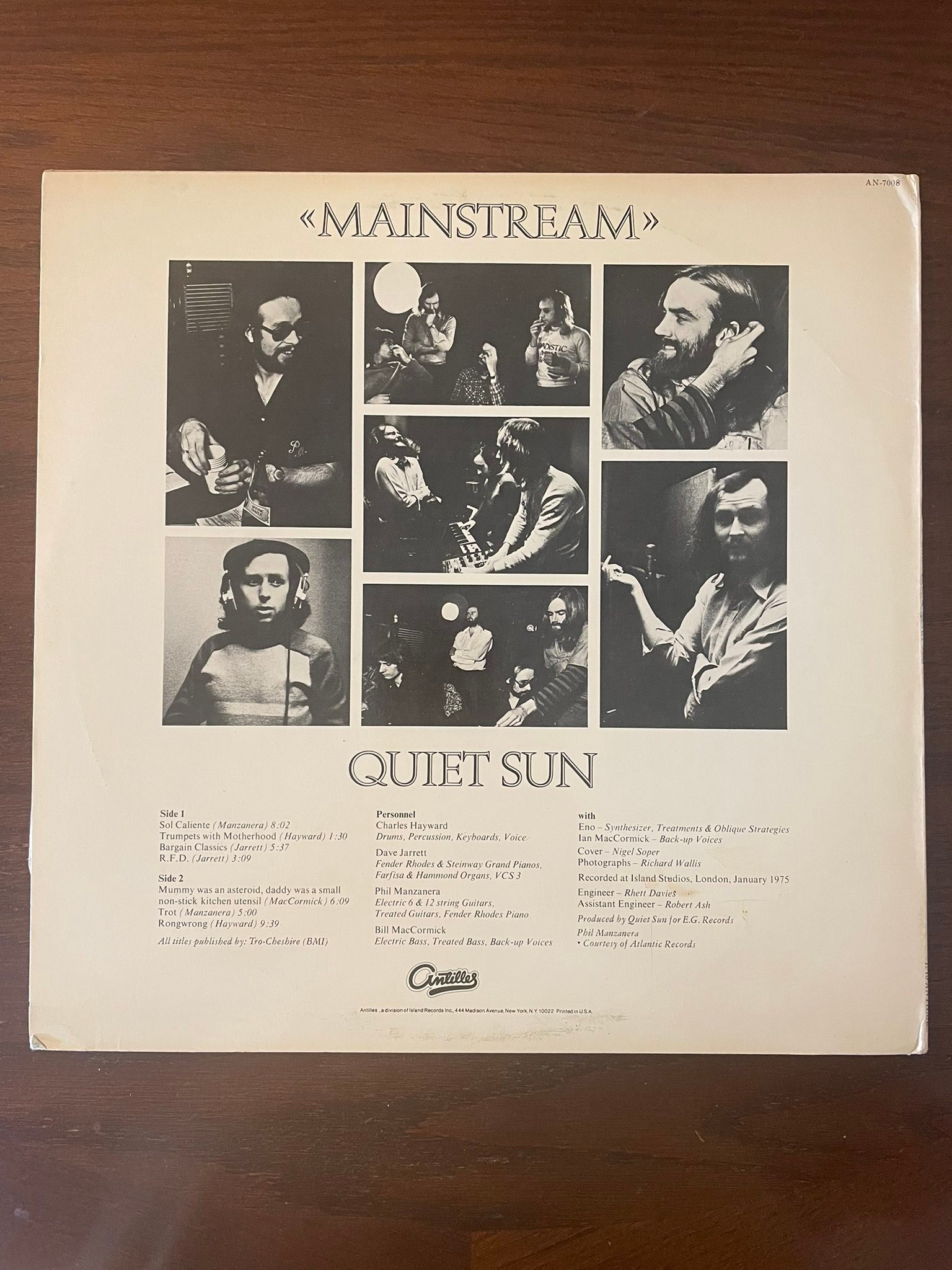 What are thoughts on Quiet Sun's 1975 Mainstream album?