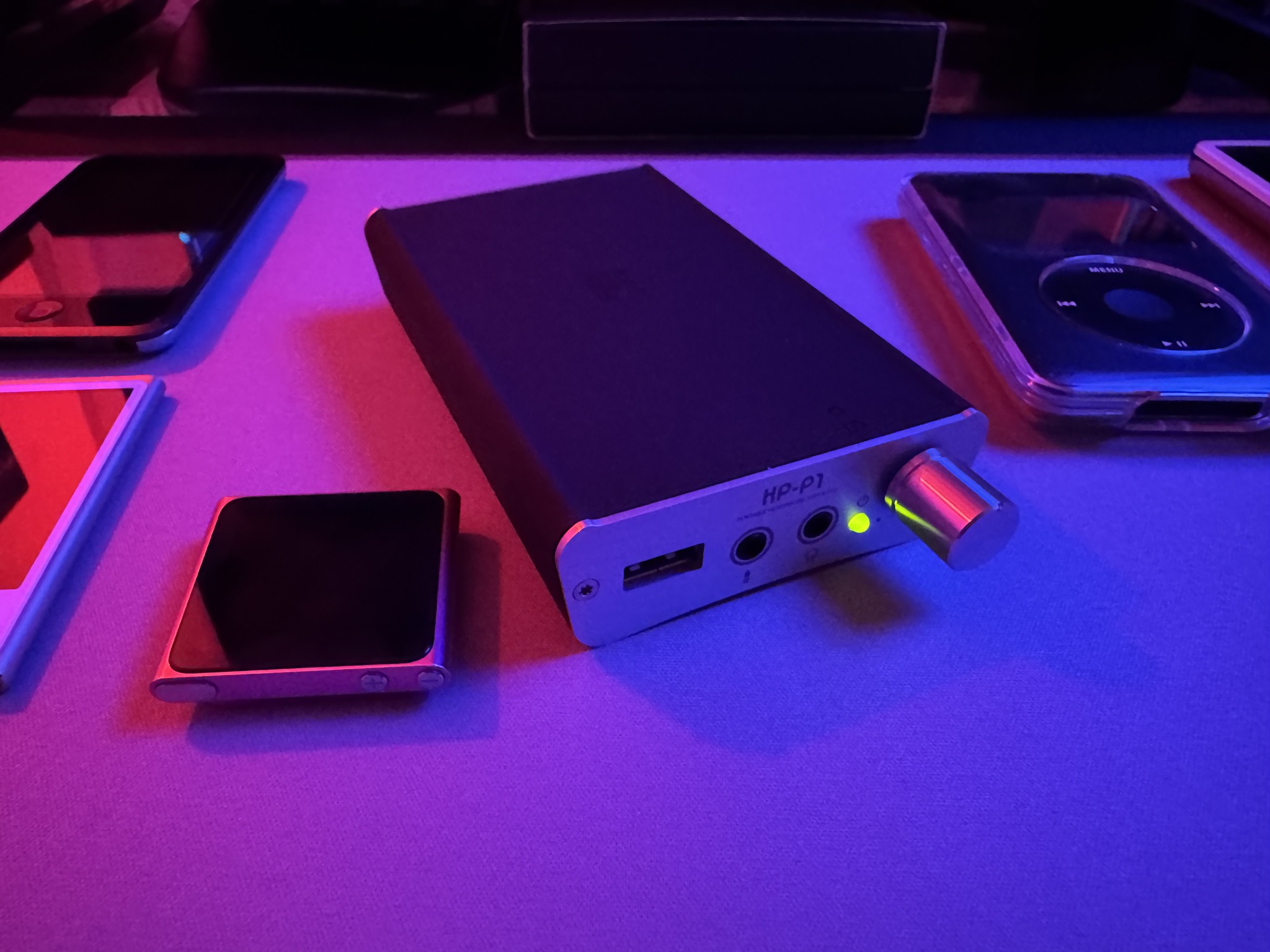 Fostex HP-P1 portable headphone amp review with classic iPods