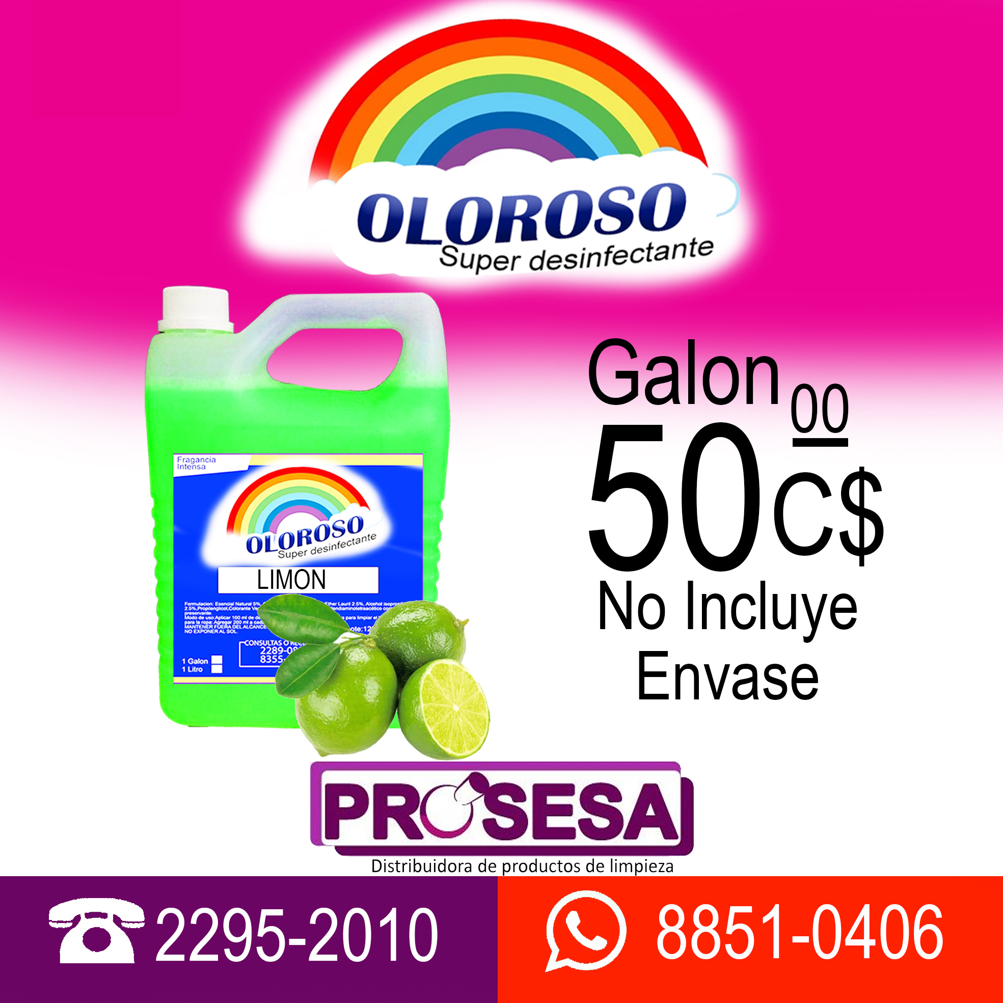 Prosesa - PROSESA. Presenta: LINEA CASA FRESH Jabón neutro multi uso ...