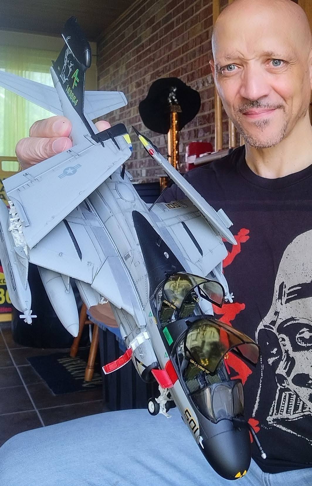 EA-6B Dark Prowler model kit by Kinetic