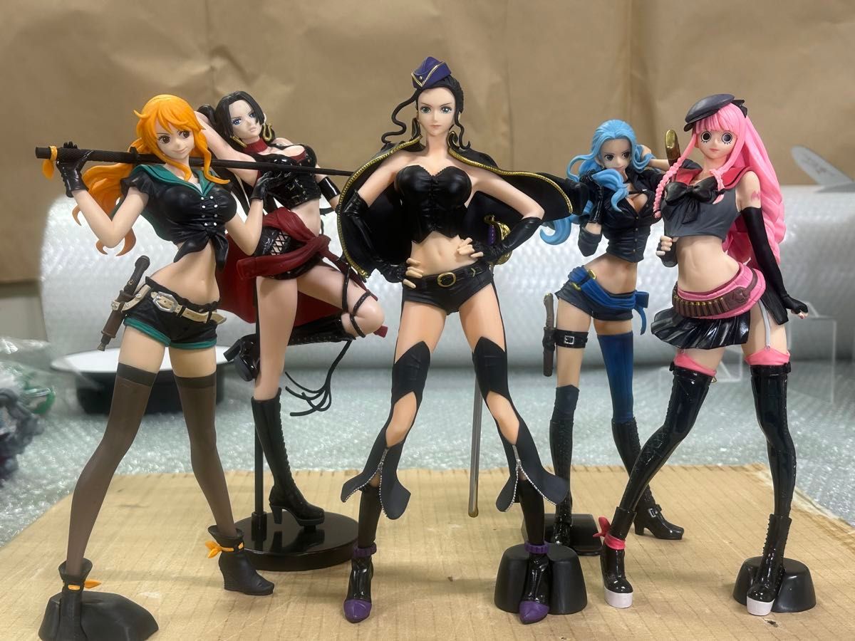 FS] One Piece - Flag Diamond Ship CODE:B Black Complete Set (5