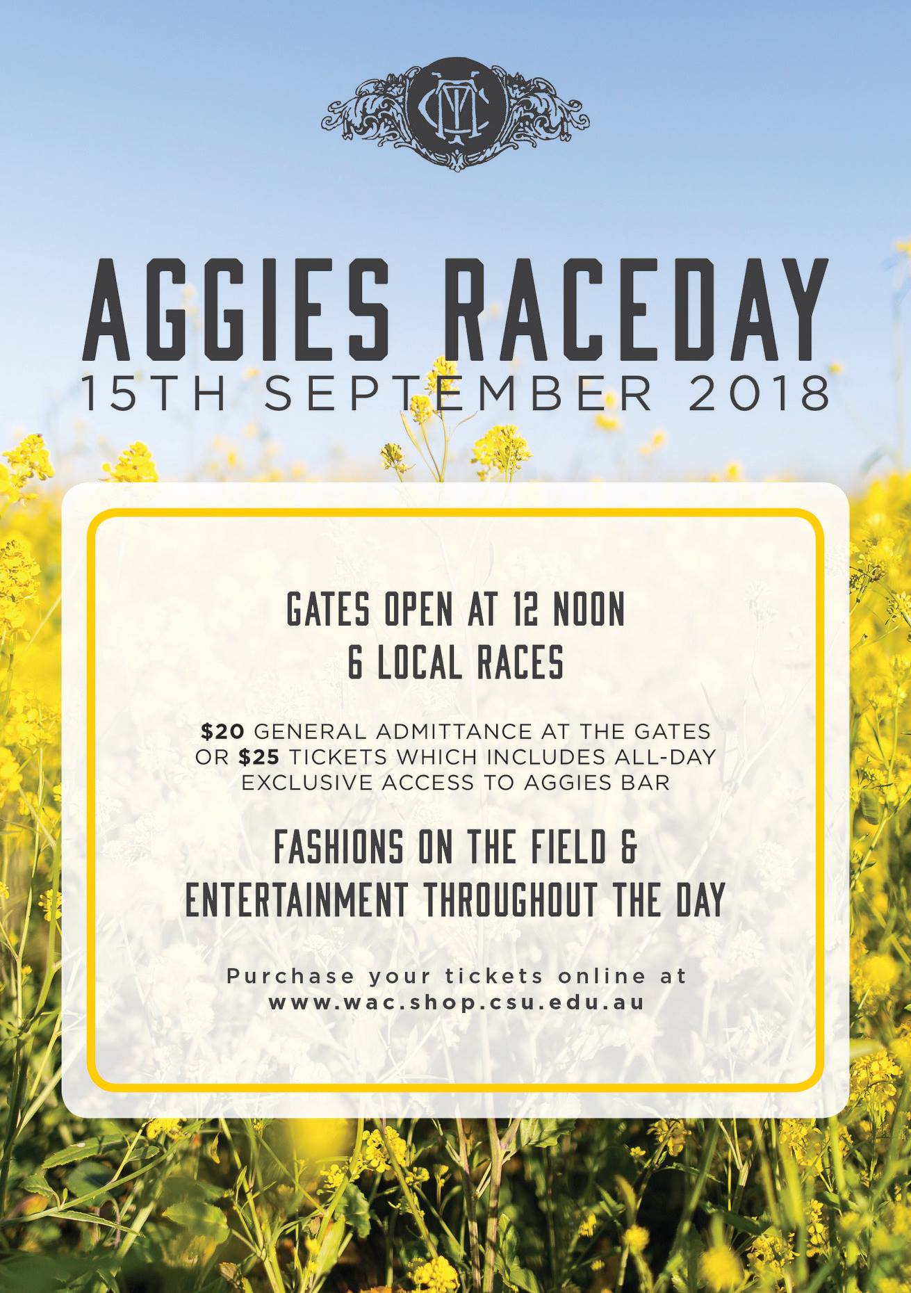 🐎 AGGIES RACE DAY IS ON... - Murrumbidgee Turf Club | Facebook