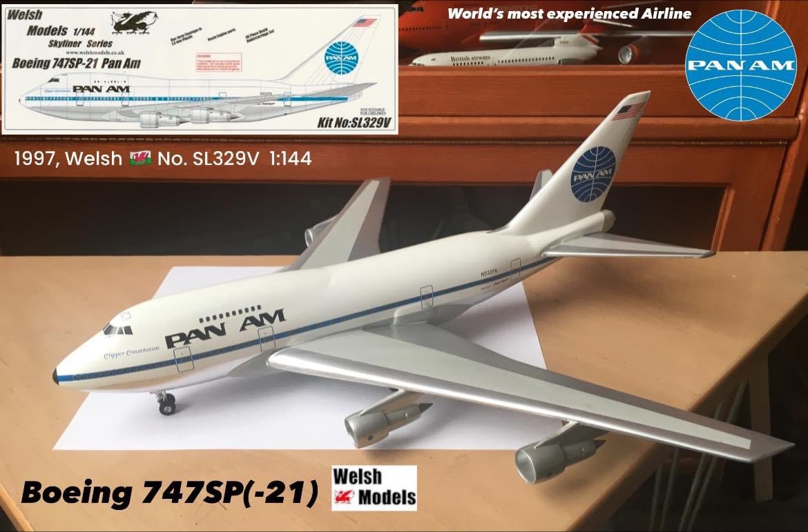 Welsh Models 1/144 Boeing 747SP-21 Pan Am kit