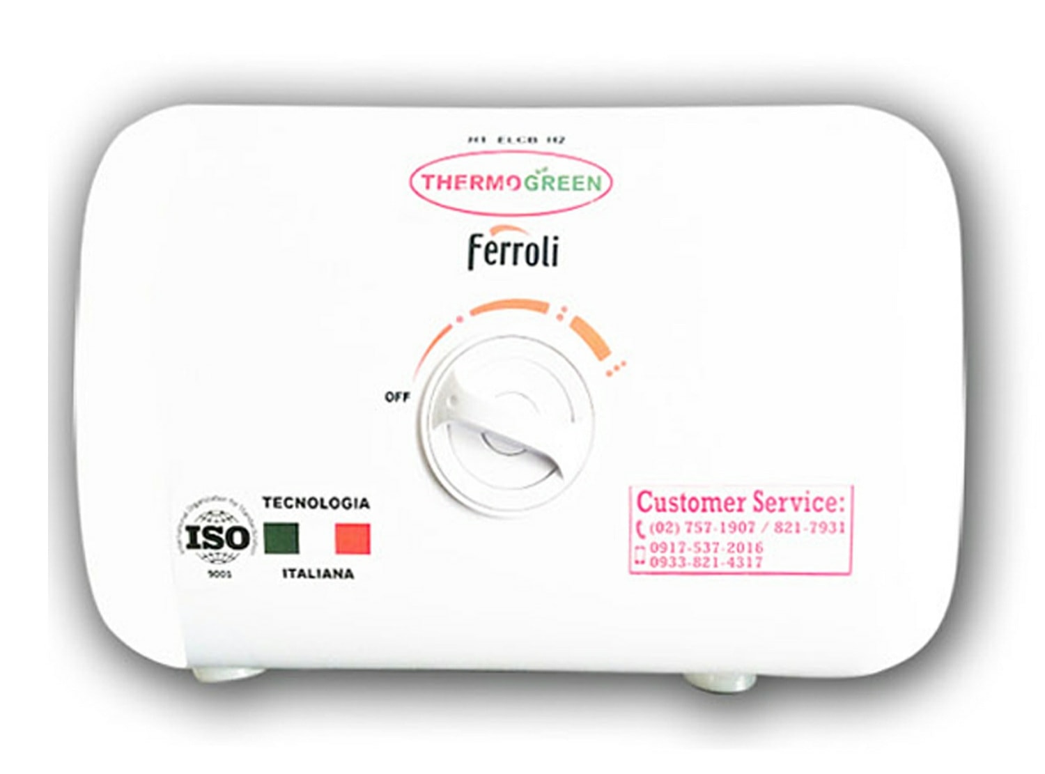 Thermo Green - Finally it's back! Available now! Ferroli Rita Singlepoint  with complete installation fittings and free teleshower for only 5,950.00.  Thermo Green provides shower heater/ water heaters at your doorstep. Stay