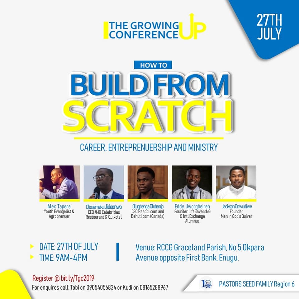 PSF Region 6 - It's 7 days to The Growing Up Conference...... | Facebook
