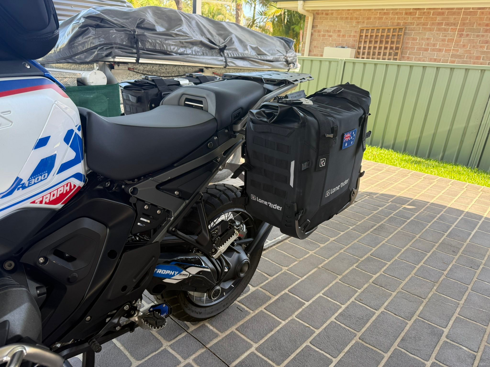 Lone Rider Motobags review and semi rigid panniers