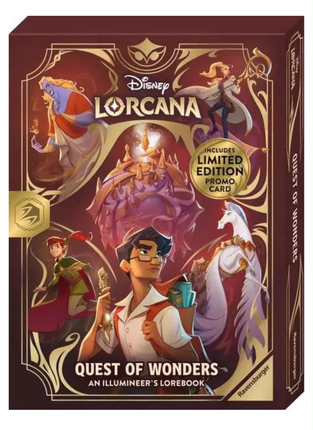 Disney Lorcana: Quest of Wonders Lorebook with Limited Edition