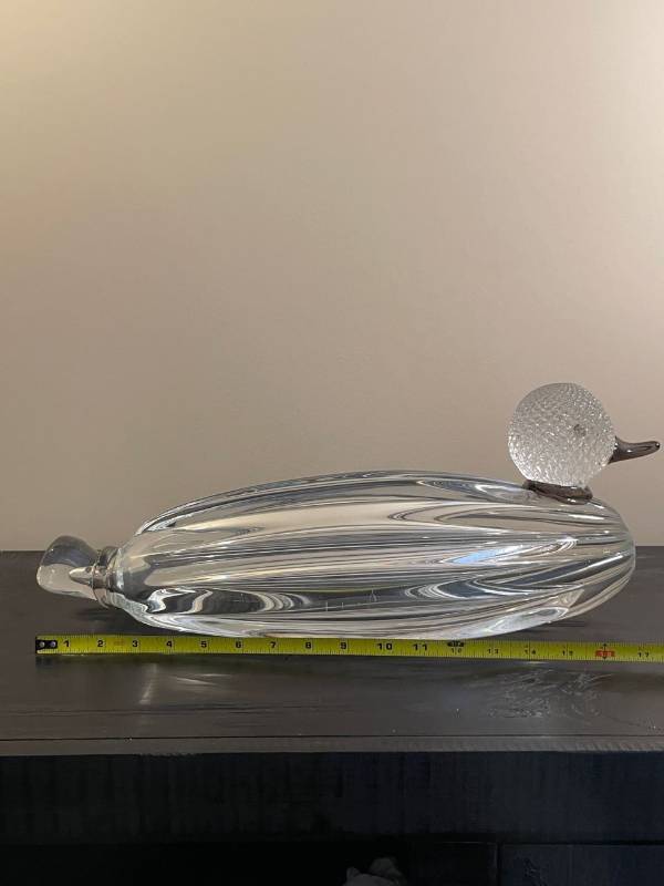 What is the value of a signed Lucio Zanetti Murano glass duck?