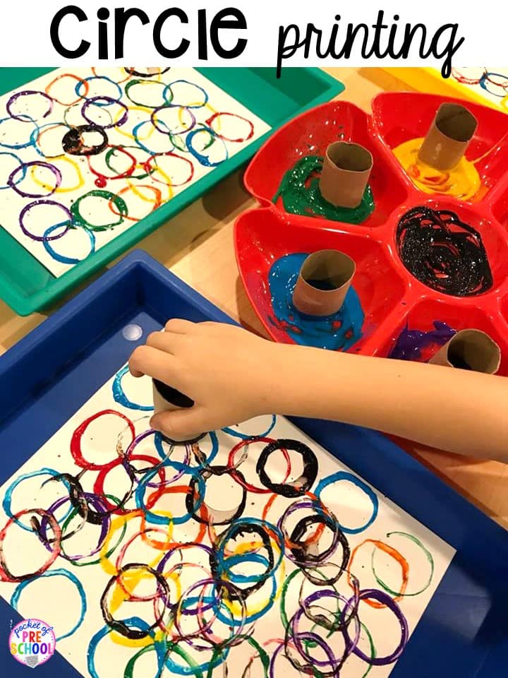 Printing with objects to explore... - Pocket of Preschool