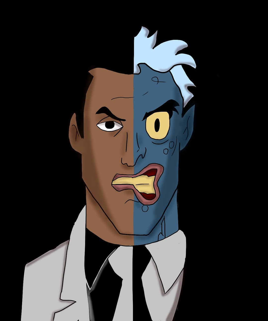 Talha Naveed - Two-Face. Here's a DC villain for the 4th.... | Facebook