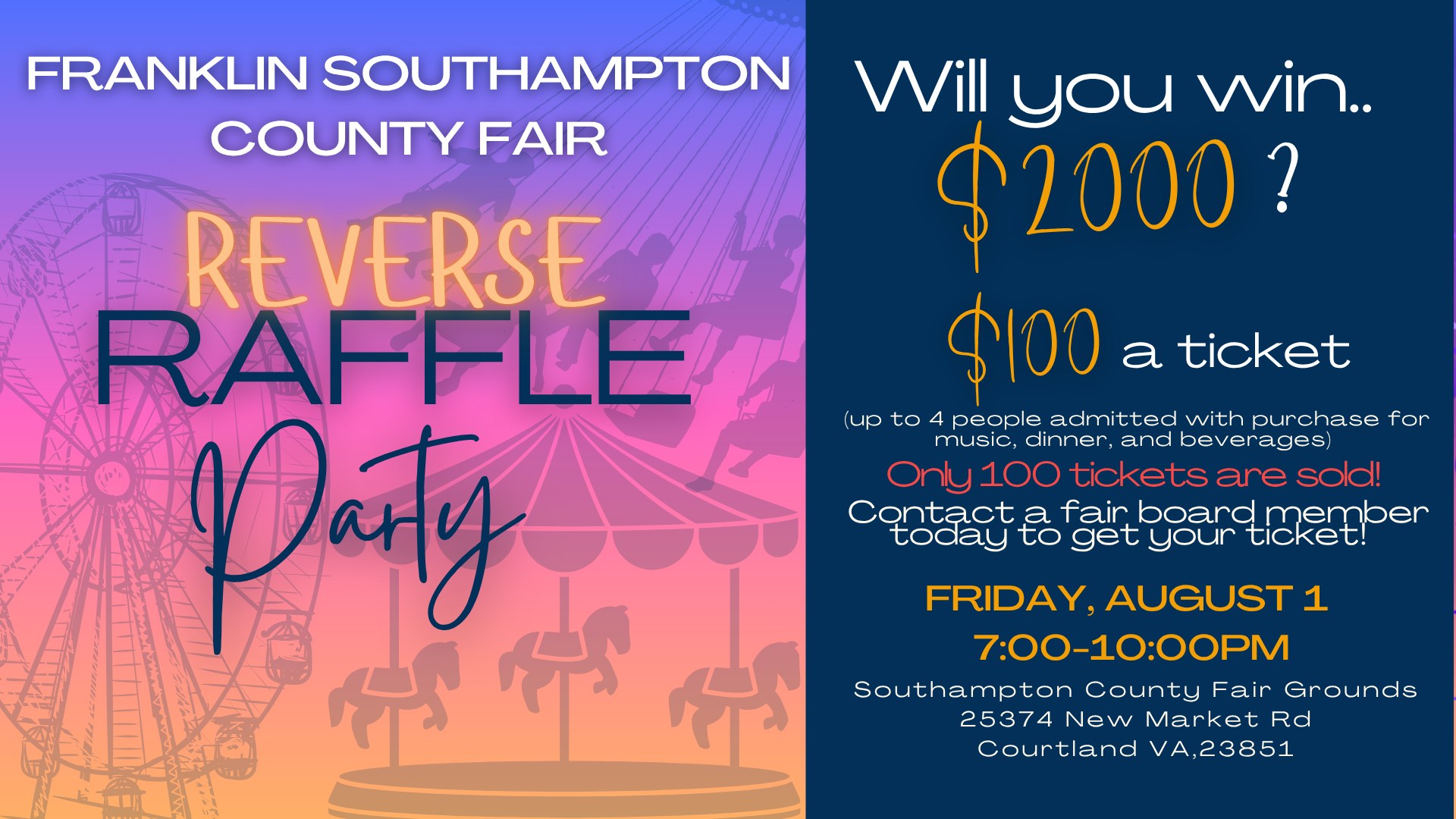 2025 Reverse Raffle Party