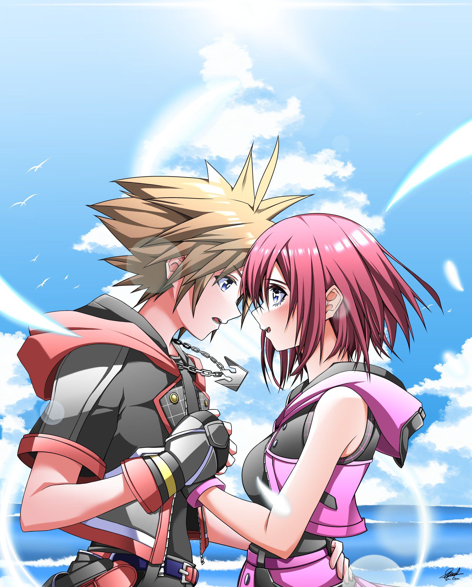 Sora x Kairi by Sego_Mambu Р-но с90 o مر