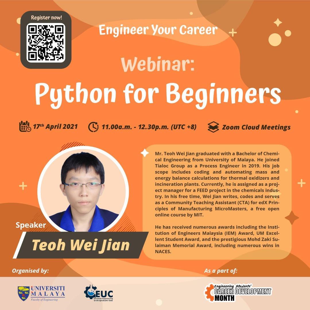 Chemical Engineering Group | Do you know that Python is a gateway to ...