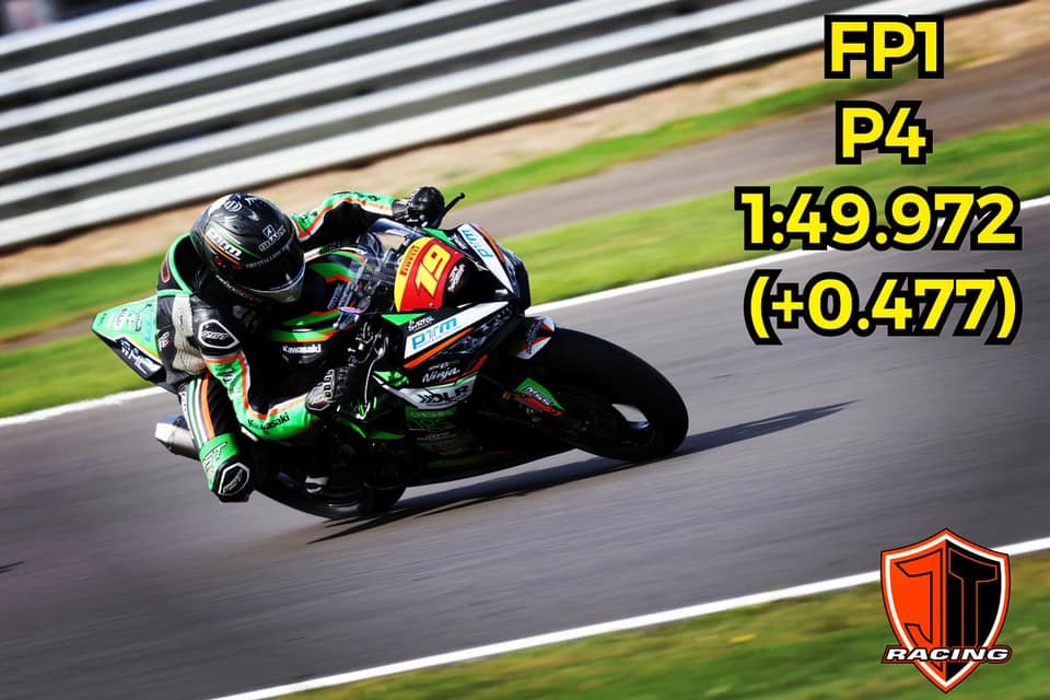A very wet FP1 here Donington Park... - Joe Talbot 19 Racing