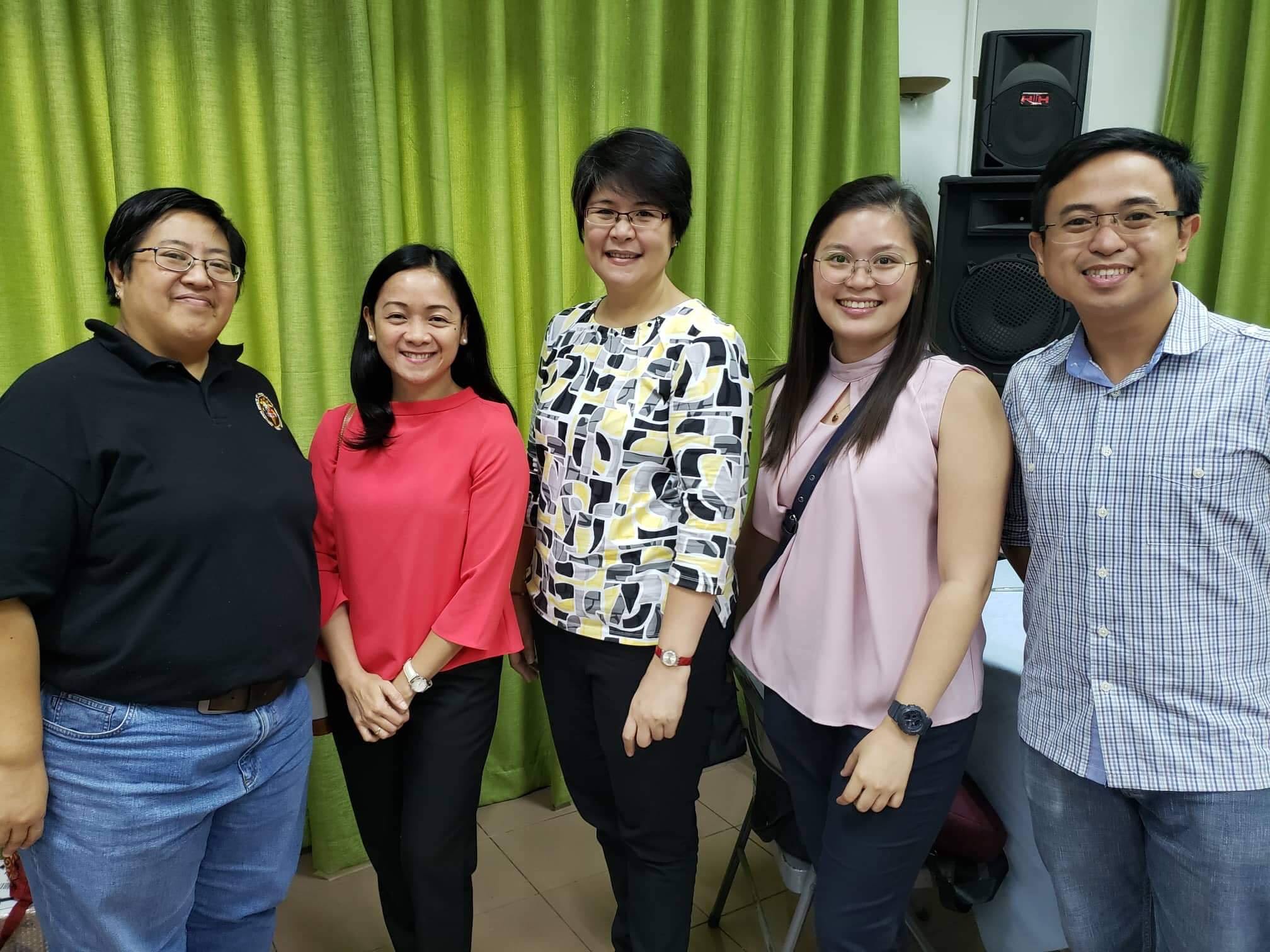 Philippine - From left to right: Dr. Ferdiliza Dandah Garcia, President ...