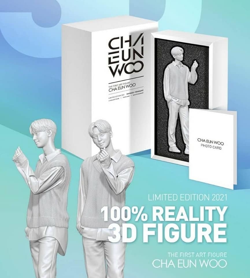 Cha Eun Woo 3D Figure released by MomoArt and Fantagio Music