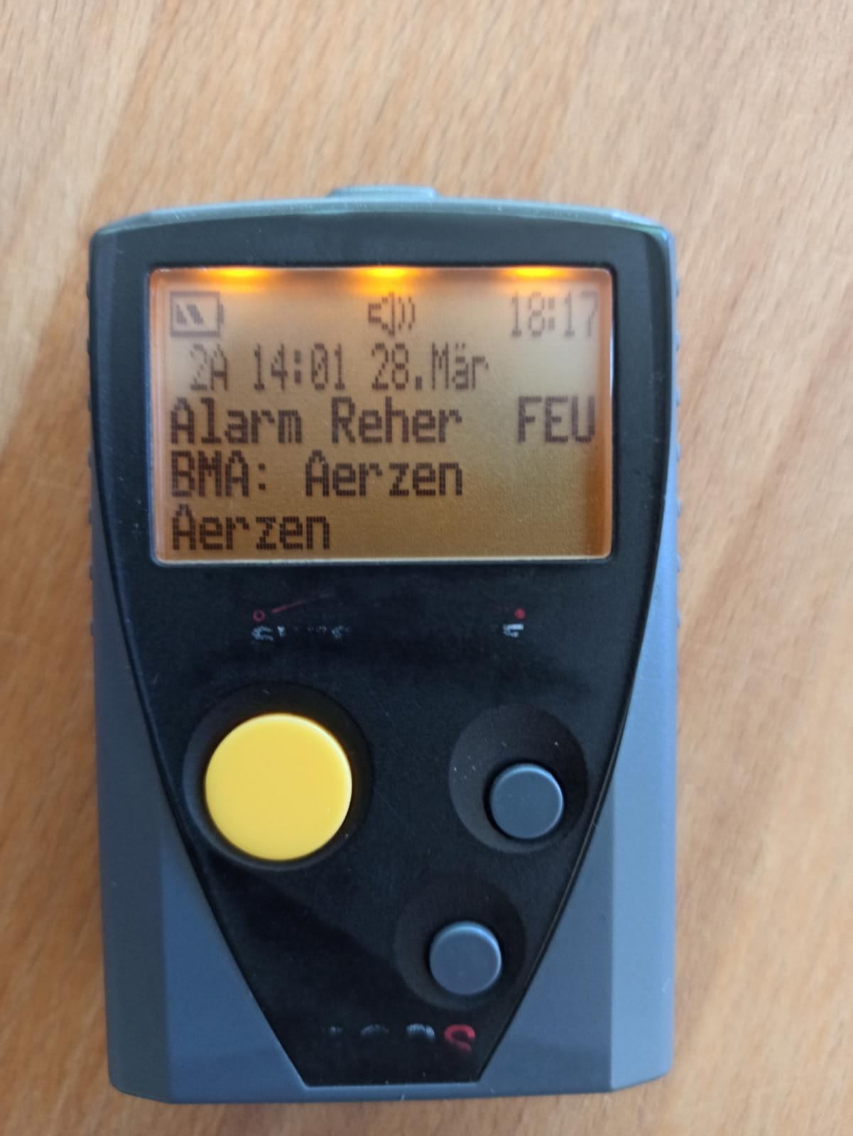 Feuerwehr Reher - Einsatzbericht 1/2021 FF Reher FEU BMA:... | Facebook