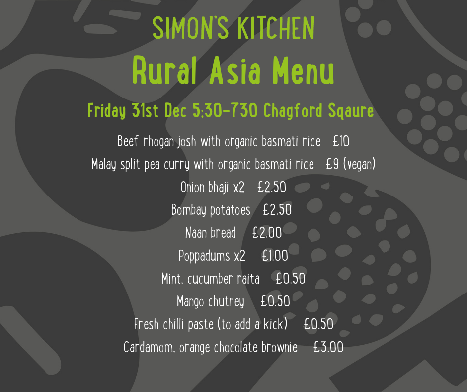 Simon's Kitchen - SIMON'S KITCHEN will be in Chagford next... | Facebook