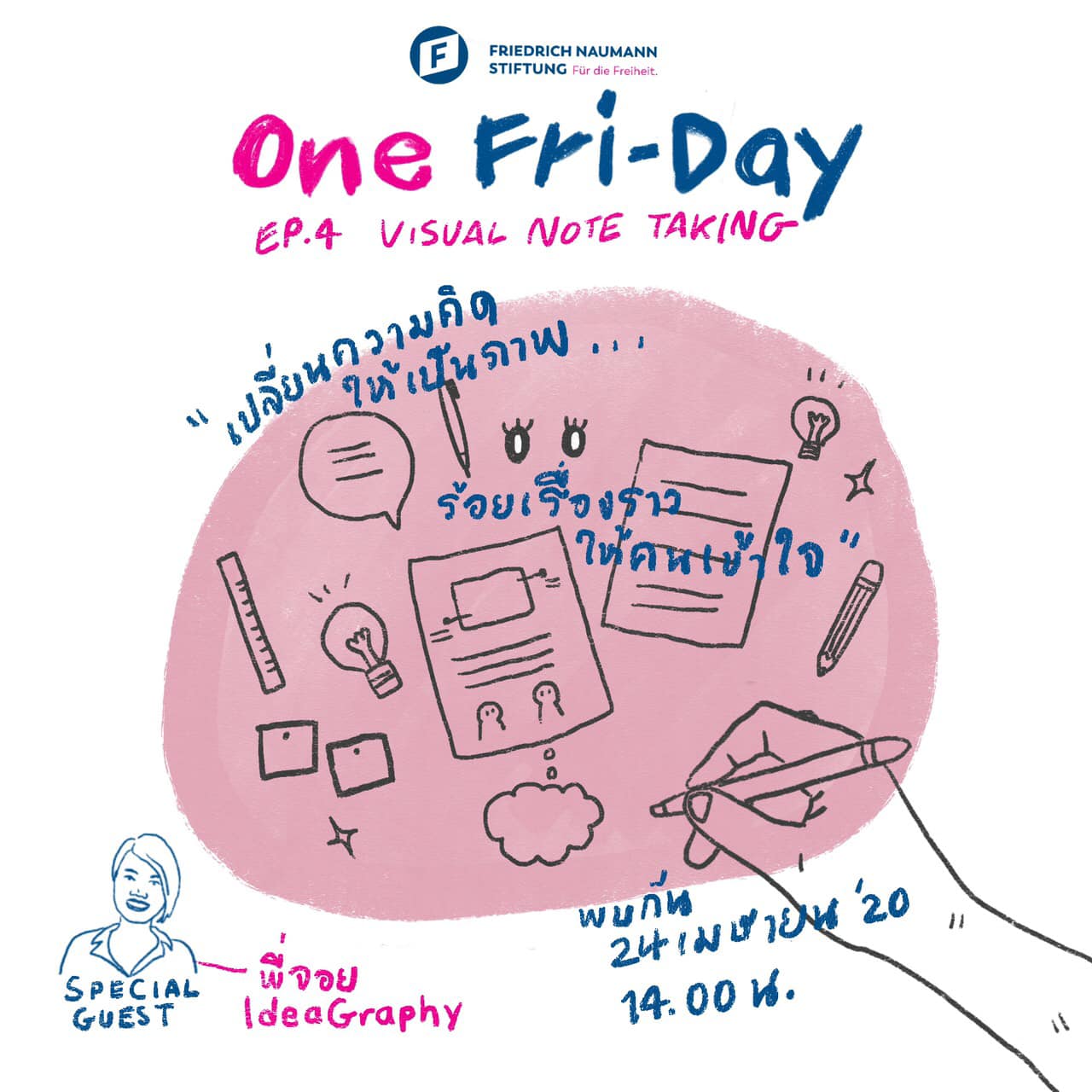 Wanyen Wichalai - การใช้Visual note taking หรือ Graphic...