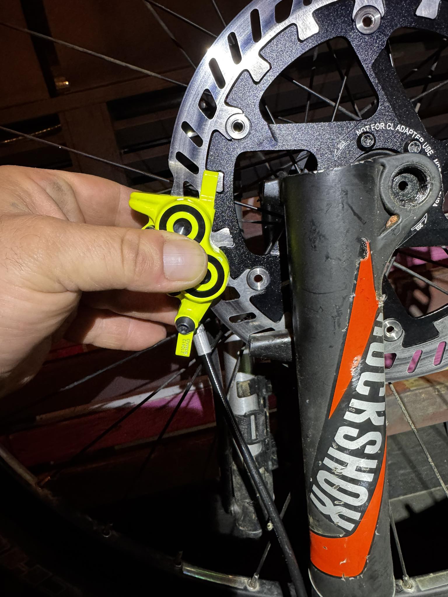 Brembo brake adapters for RM-Z fork lugs needed