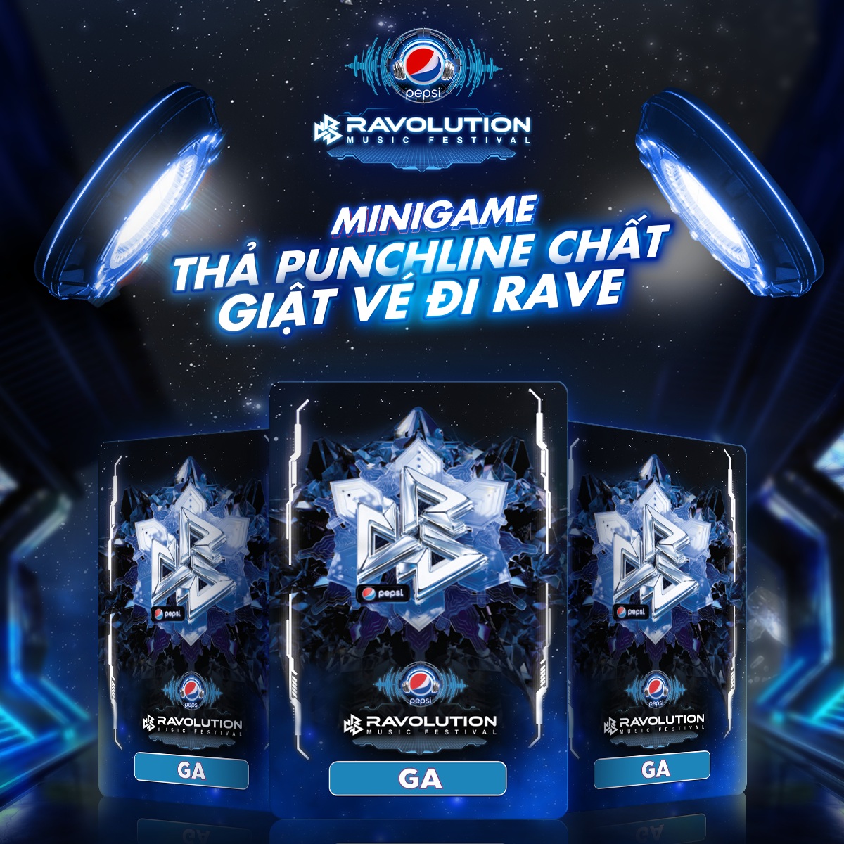 Pepsi - MINIGAME: THẢ PUNCHLINE CHẤT, GIẬT VÉ ĐI RAVE! 🔥🤘...