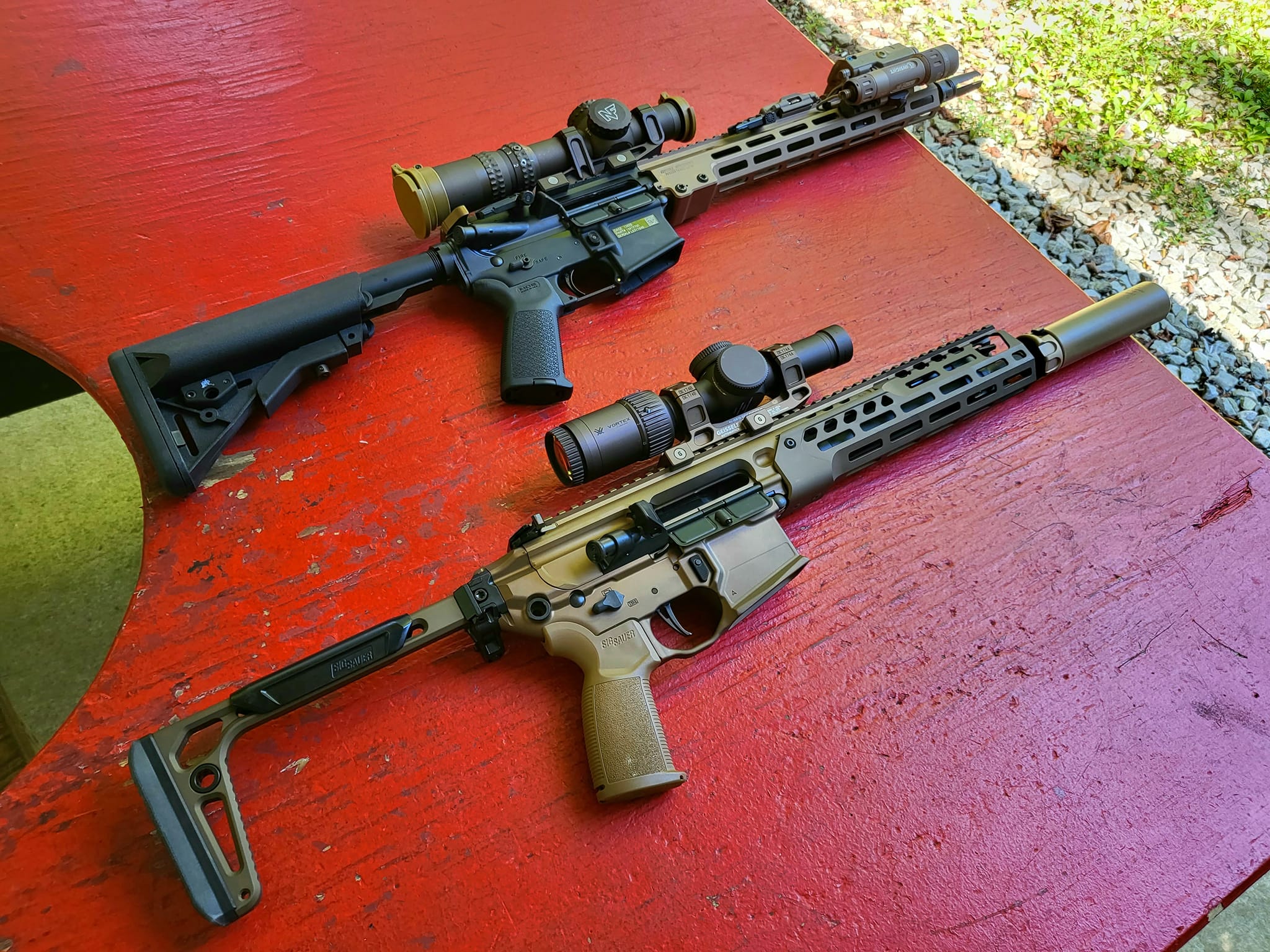 Sig Sauer 522 rifle with Samson Manufacturing accessories