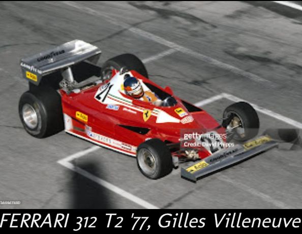 Year 1977 Japanese Grand Prix at Fuji circuit Gilles Villeneuve