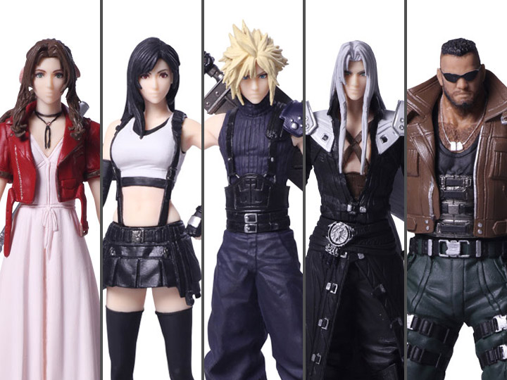 Final Fantasy VII Remake Trading Arts Box of 5 Figures - $44.99