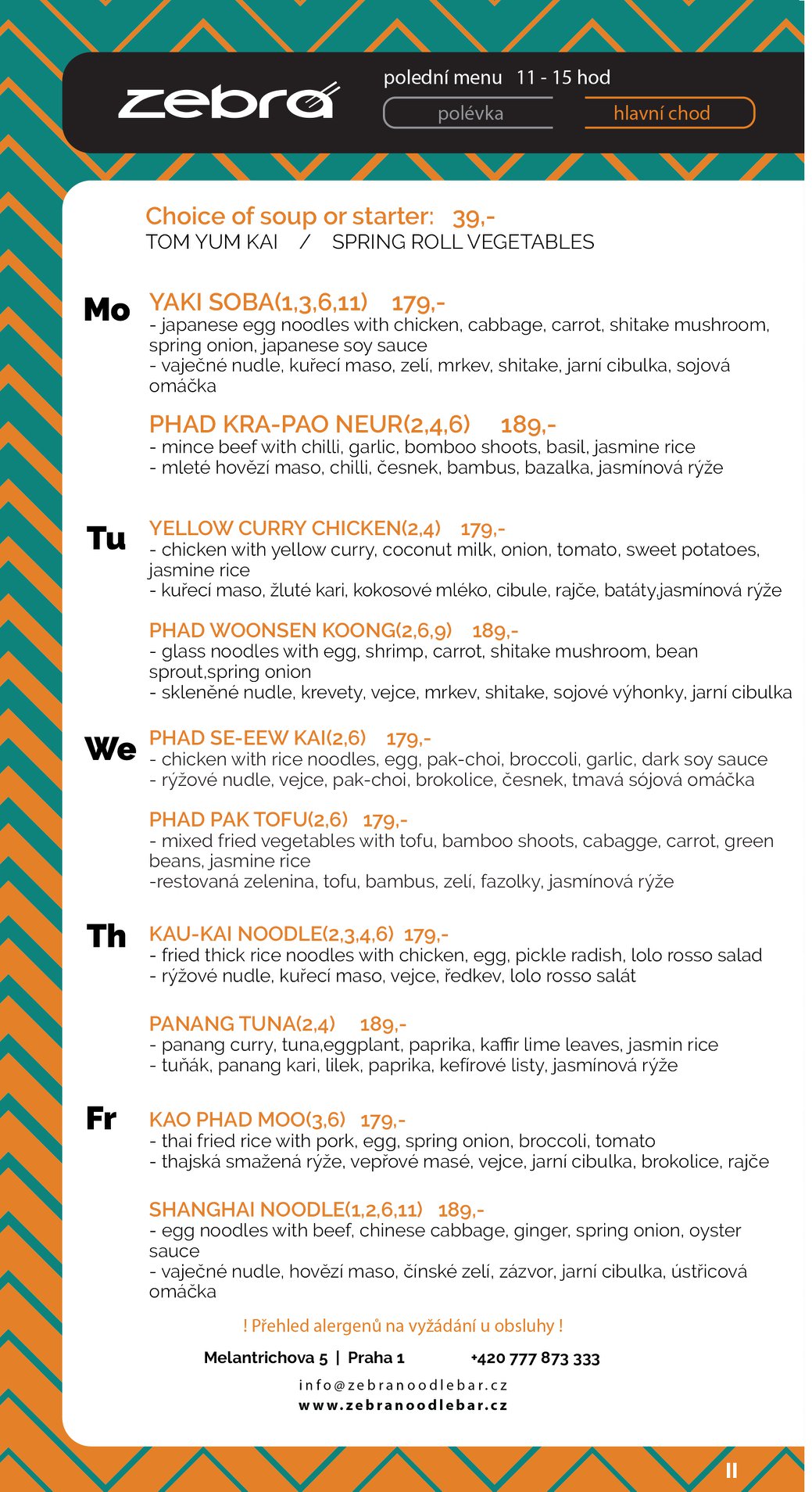 New week, new month and a super... - Zebra steak & noodle bar | Facebook