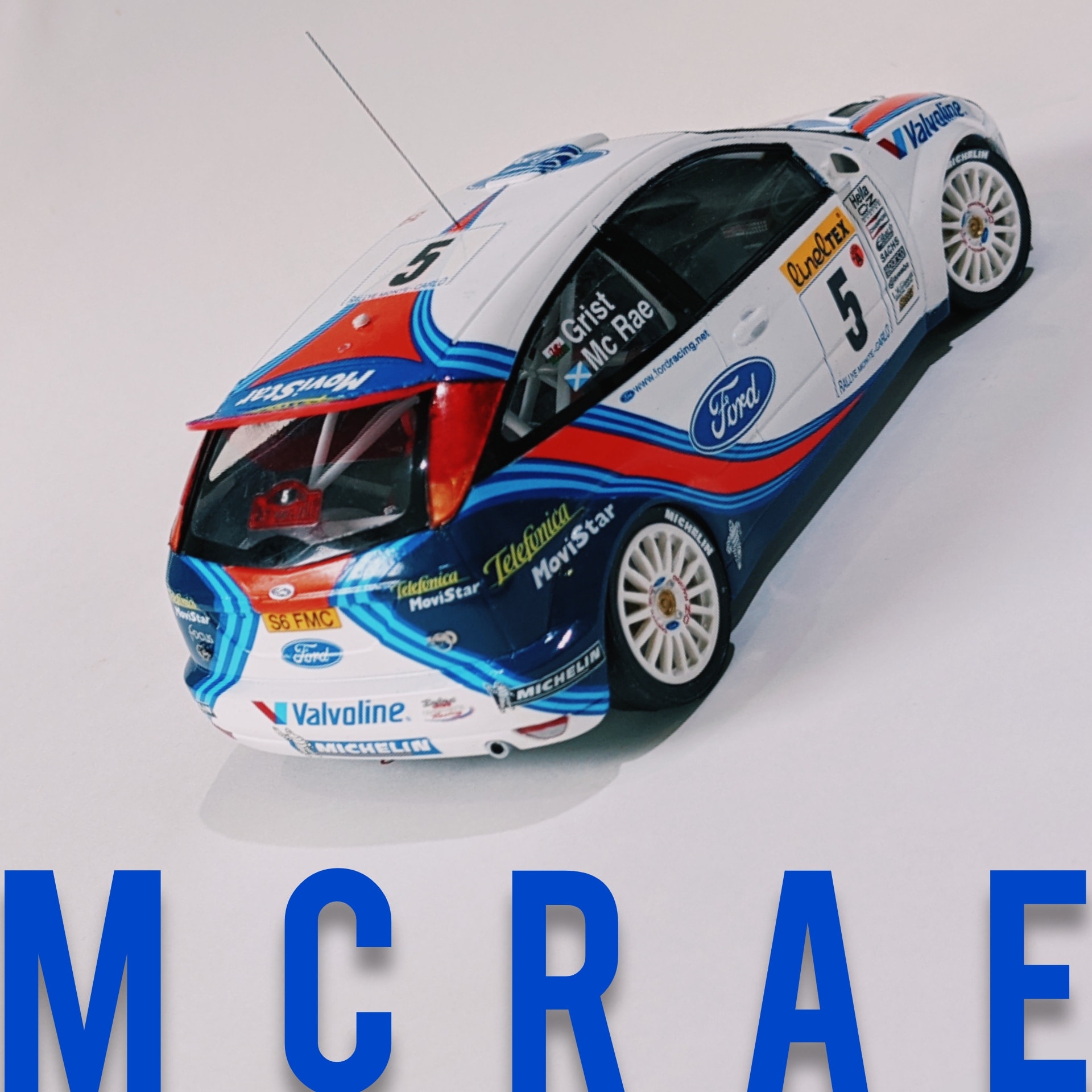 1/24 Ford Focus WRC Monte Carlo Rally 2000, Hasegawa kit.