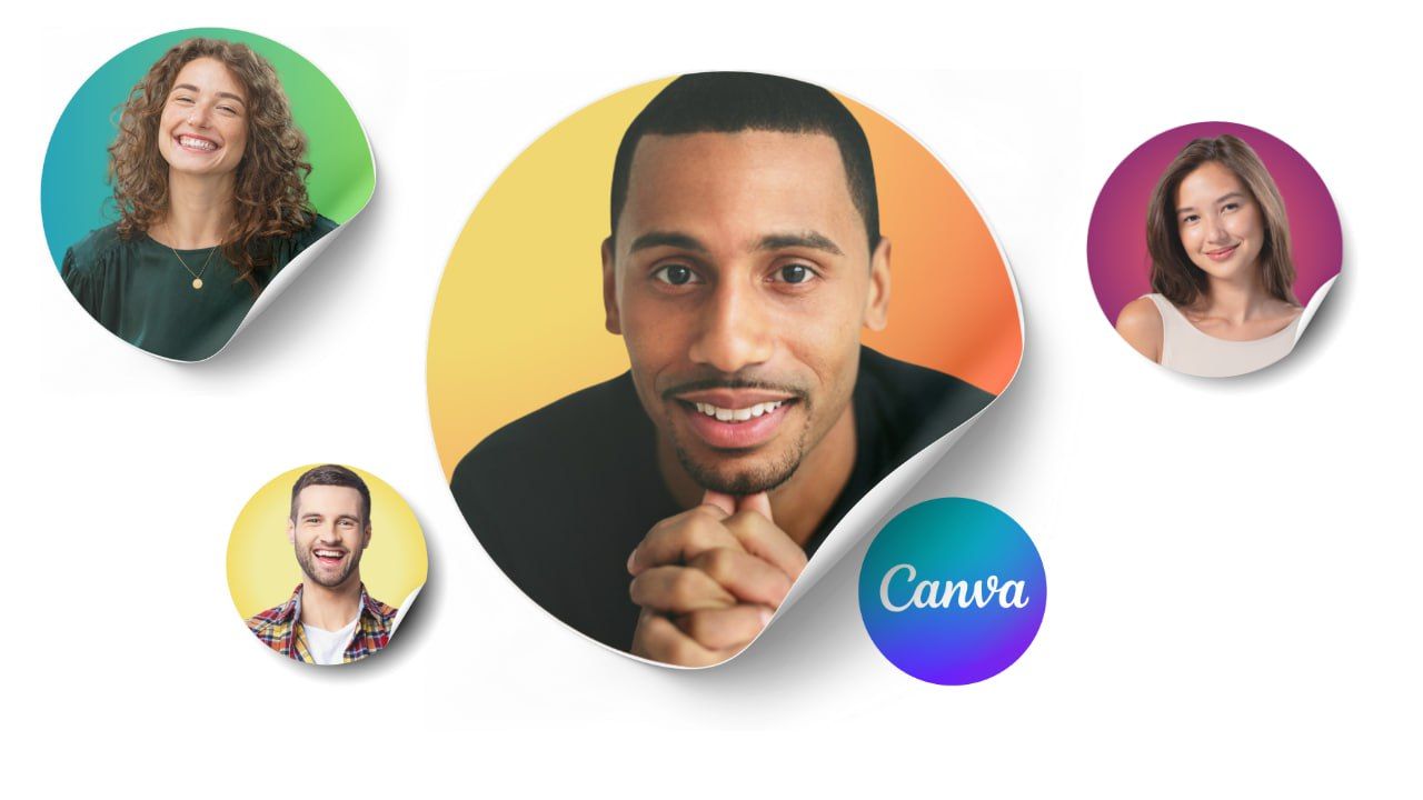 Canva Tutorials and Design Tribe For All | Gradient profile picture ...