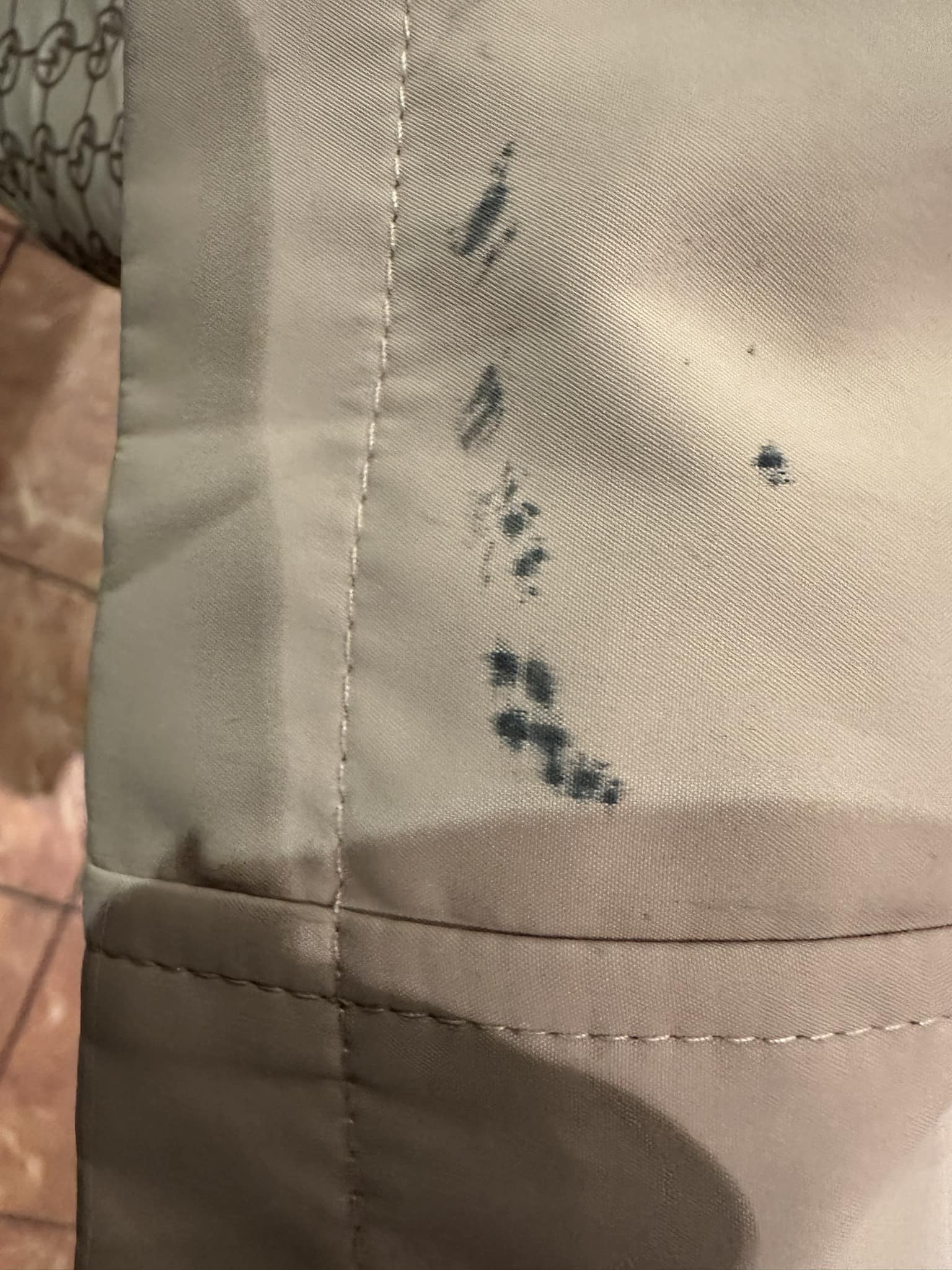 Suggestions for stain removal on jacket sleeves?