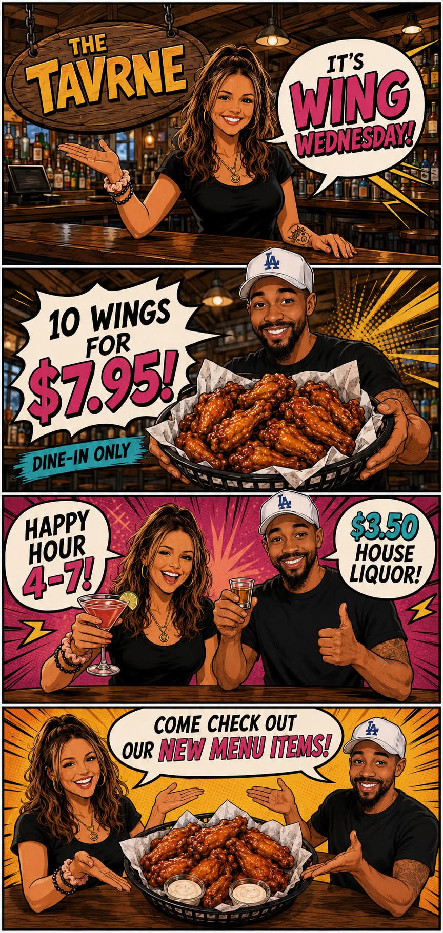 Wing Wednesday deal at Myrtle Vegas: 10 wings for $7.95 | Myrtle