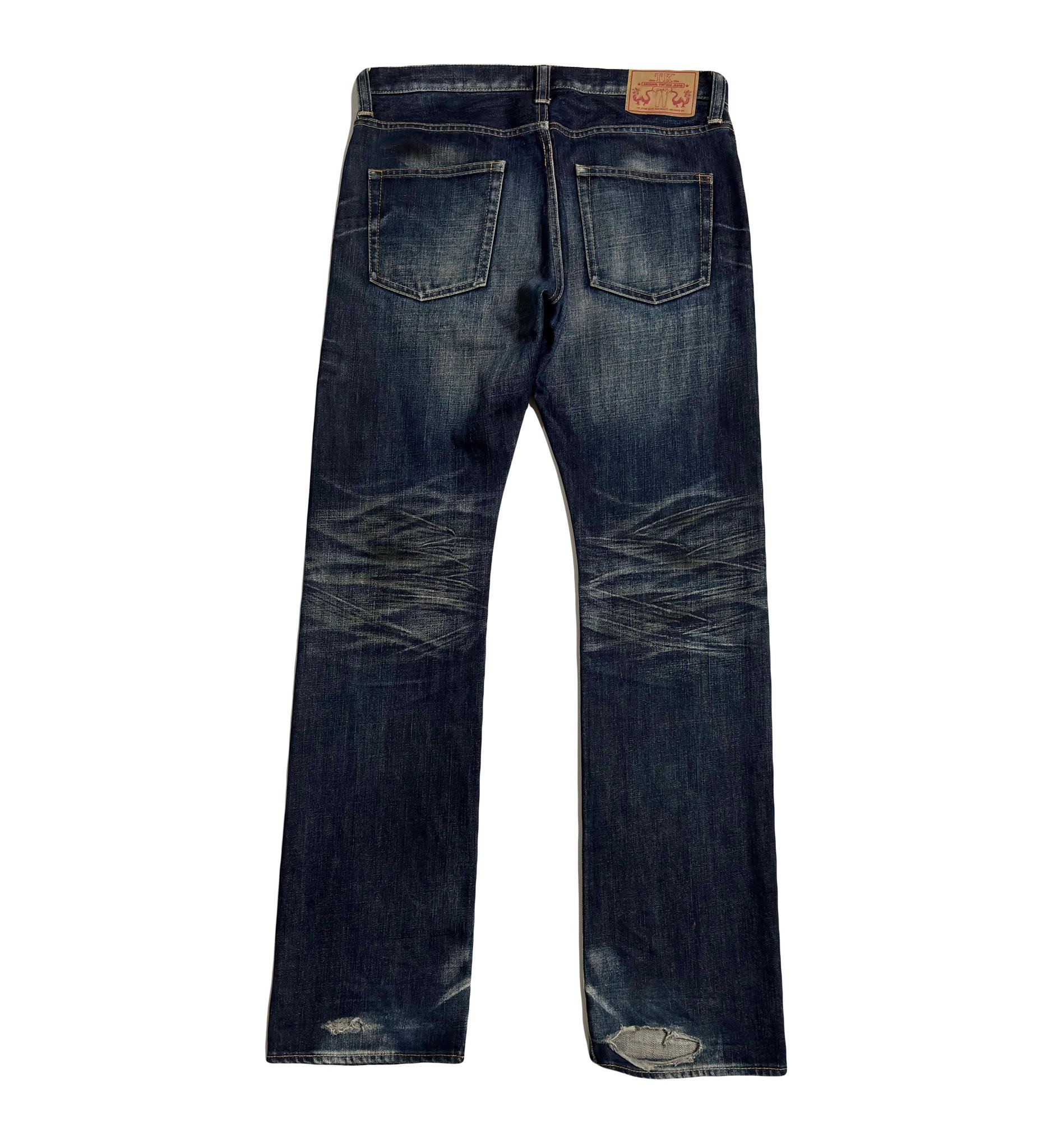 00s TAKEO KIKUCHI Faded Straight Denim ?Rare?Vintage Takeo 